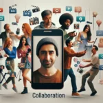 Alt text: "Kreator TikTok bekerja sama dalam sebuah video, menunjukkan cara kolaborasi dapat meningkatkan popularitas di platform TikTok."